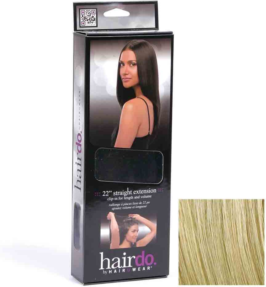 Hairdo Haarteil Clip in Straight Extension R22 Swedish Blonde 55 cm