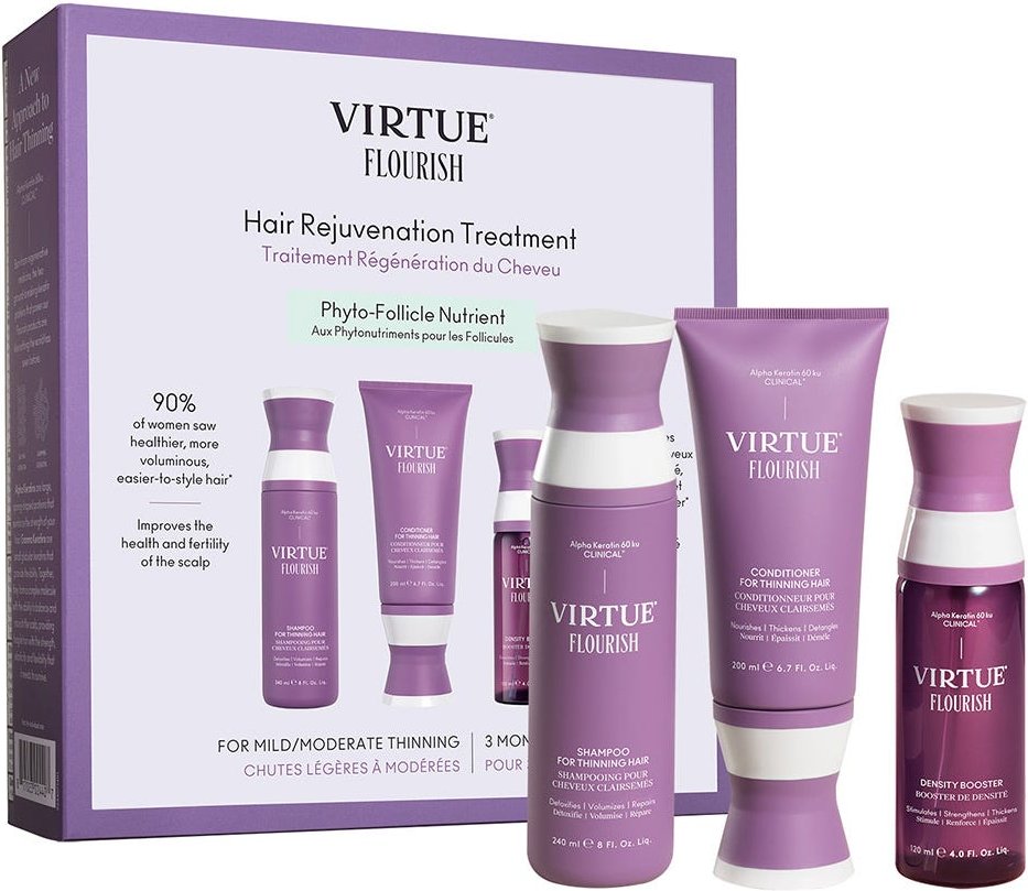 Virtue Flourish Phyto-Follicle Nutrient für 3 Monate Kit