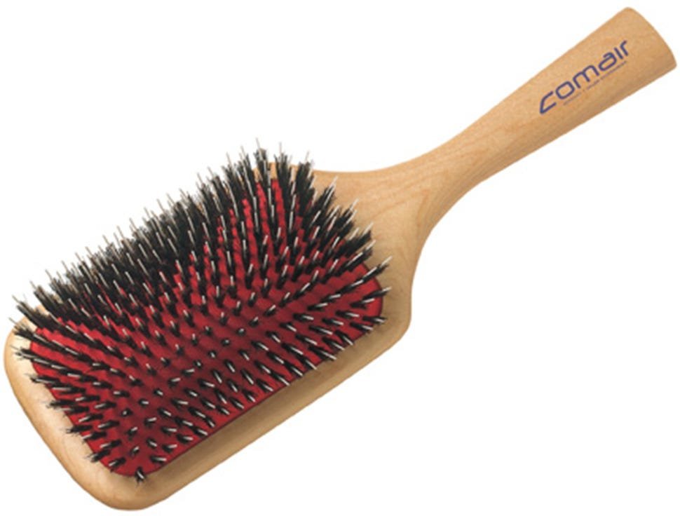 Comair Holzbürste mit Nylonstiften 13 reihig