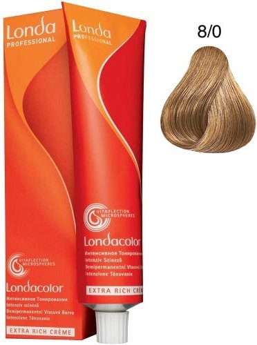 Thumbnail - Londa Demi-Permanent Color Creme 8/0 Hellblond 60 ml
