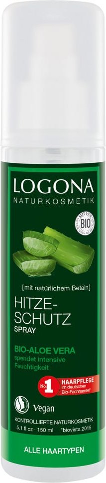 LOGONA Hitzeschutz Spray Bio-Aloe Vera 150 ml