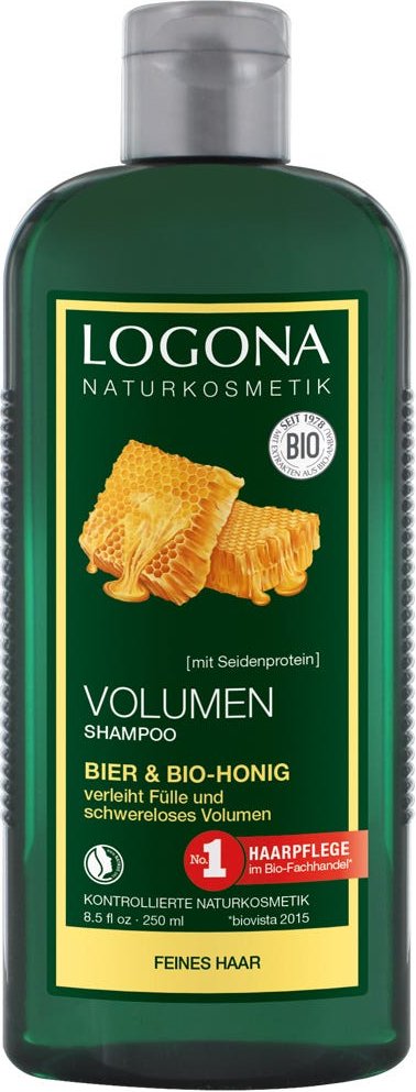 LOGONA Volumen Shampoo Bier & Bio-Honig 250 ml
