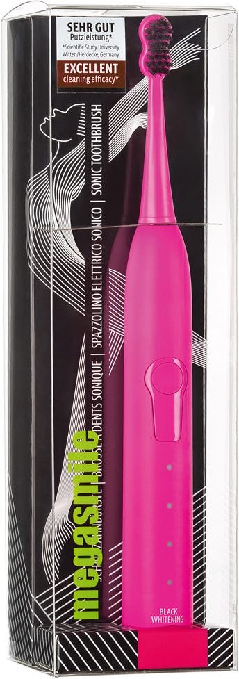 Megasmile Sonic Black Shoking Pink Zahnbürste
