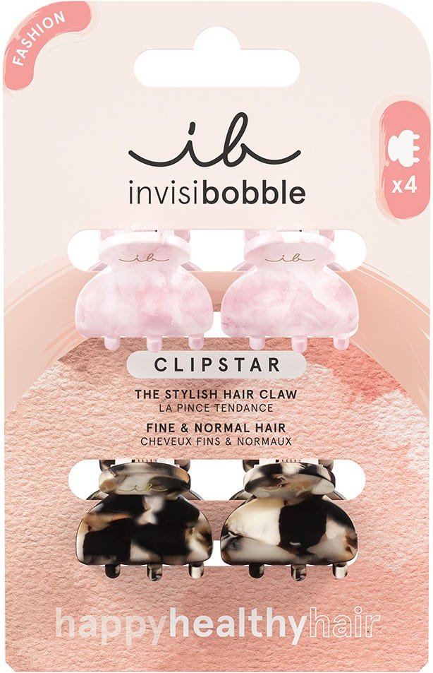 Thumbnail - Invisibobble Clipstar Petit Four 4 Stück