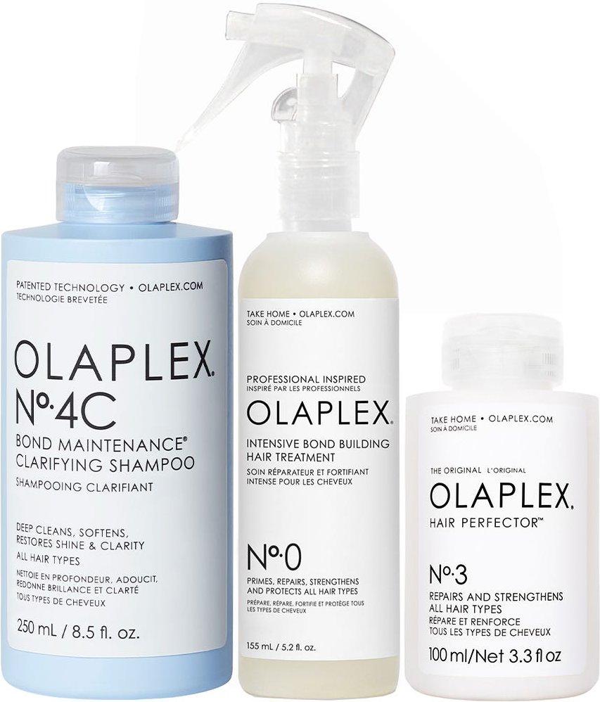 Olaplex Bundle No. 4C + No. 3 + No. 0
