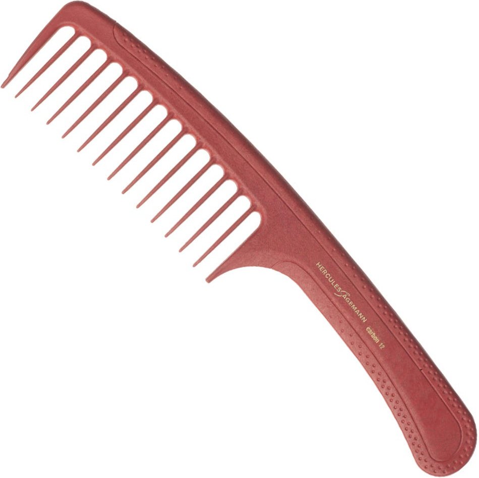 Hercules Sägemann Carbon Kamm HS C12 Rot 9 Zoll