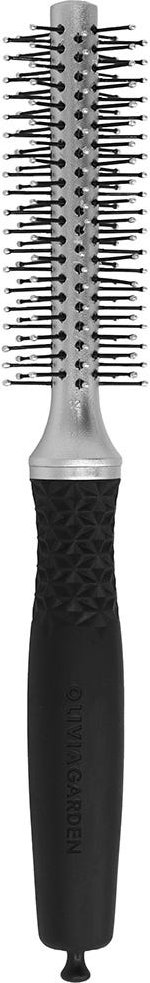 Olivia Garden Essential Blowout Soft Double Bristles Silver 10 mm