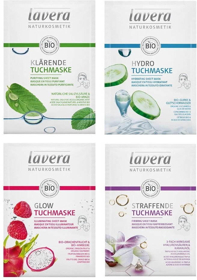 Lavera Tuchmaske 4er Bundle