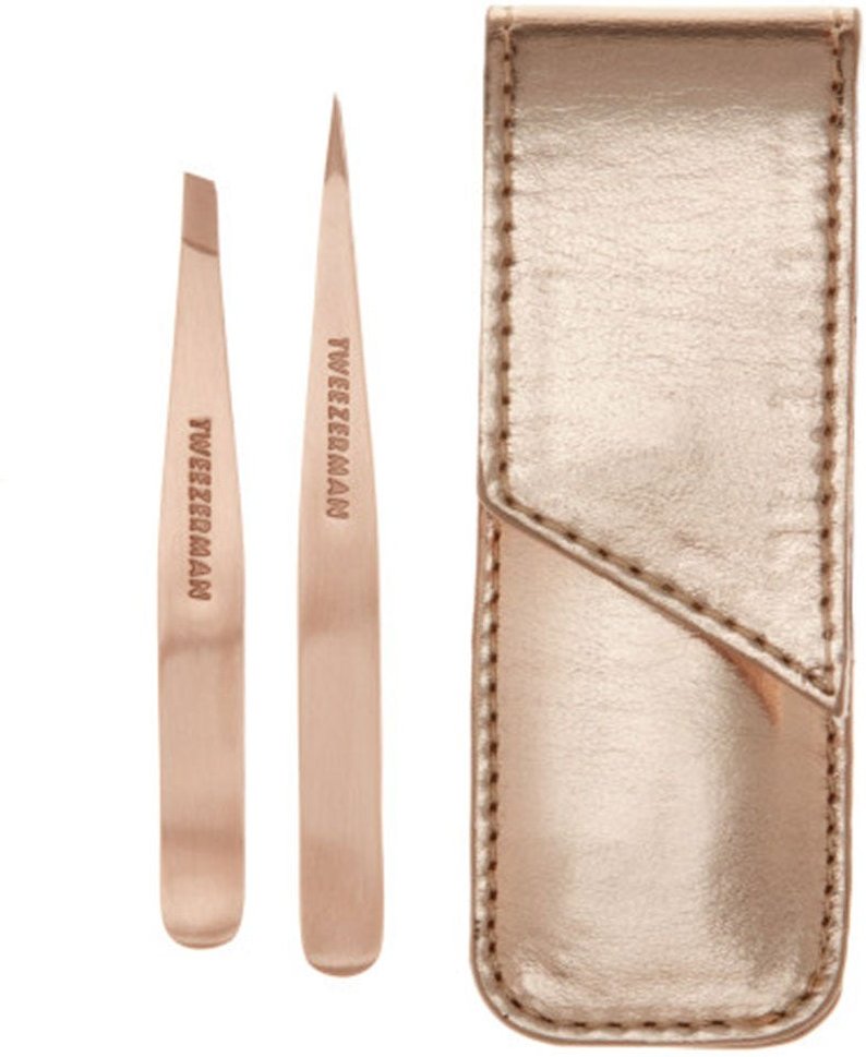 Tweezerman Studio Petite Pinzetten Set Rosé Gold