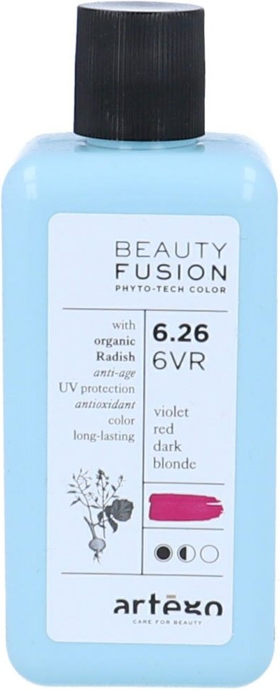 Artego Beauty Fusion Haarfarbe 6.26 Dunkelblond Violett Rot 100 ml