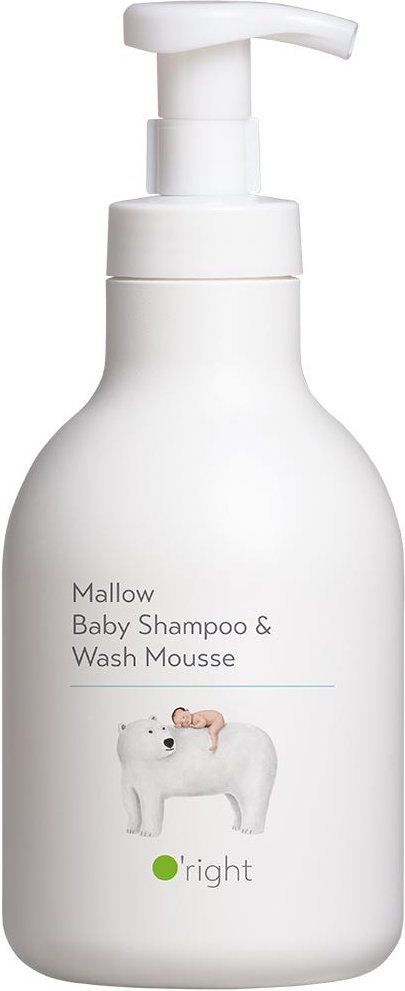 O’right Mallow Baby Shampoo & Wash Mousse 650 ml
