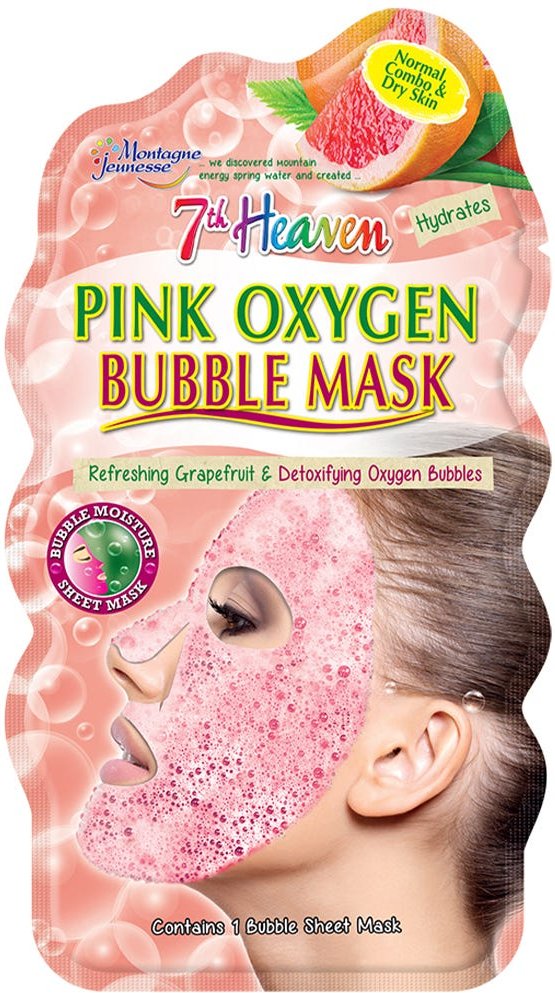 7th Heaven Bubble Maske Pink Oxygen 29g