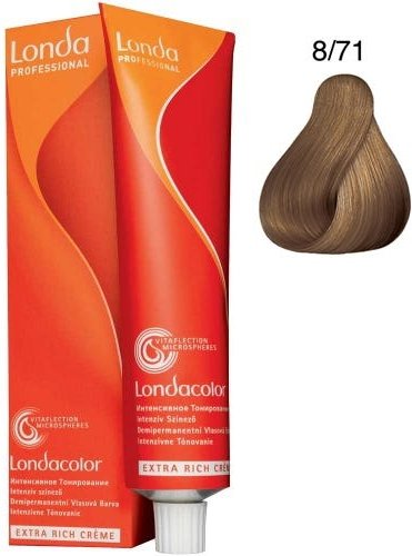 Thumbnail - Londa Demi-Permanent Color Creme 8/71 Hellblond Braun-Asch 60 ml