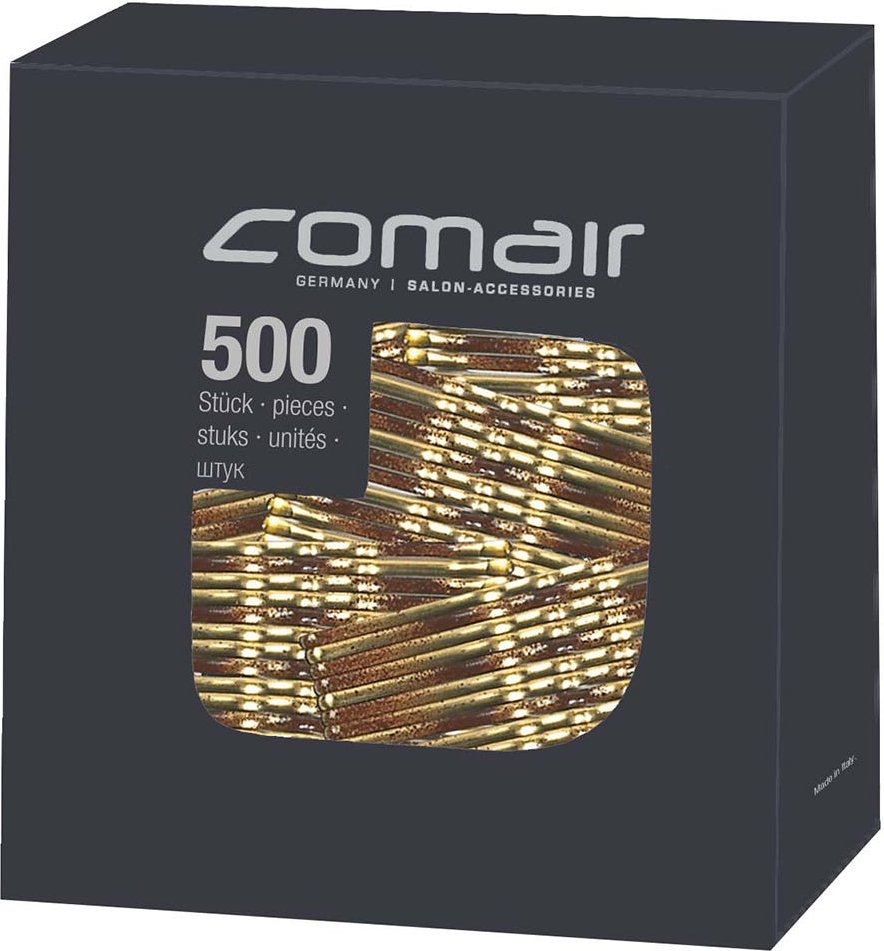 Comair Haarklemmen gewellt 500 Stück 59 mm Gold