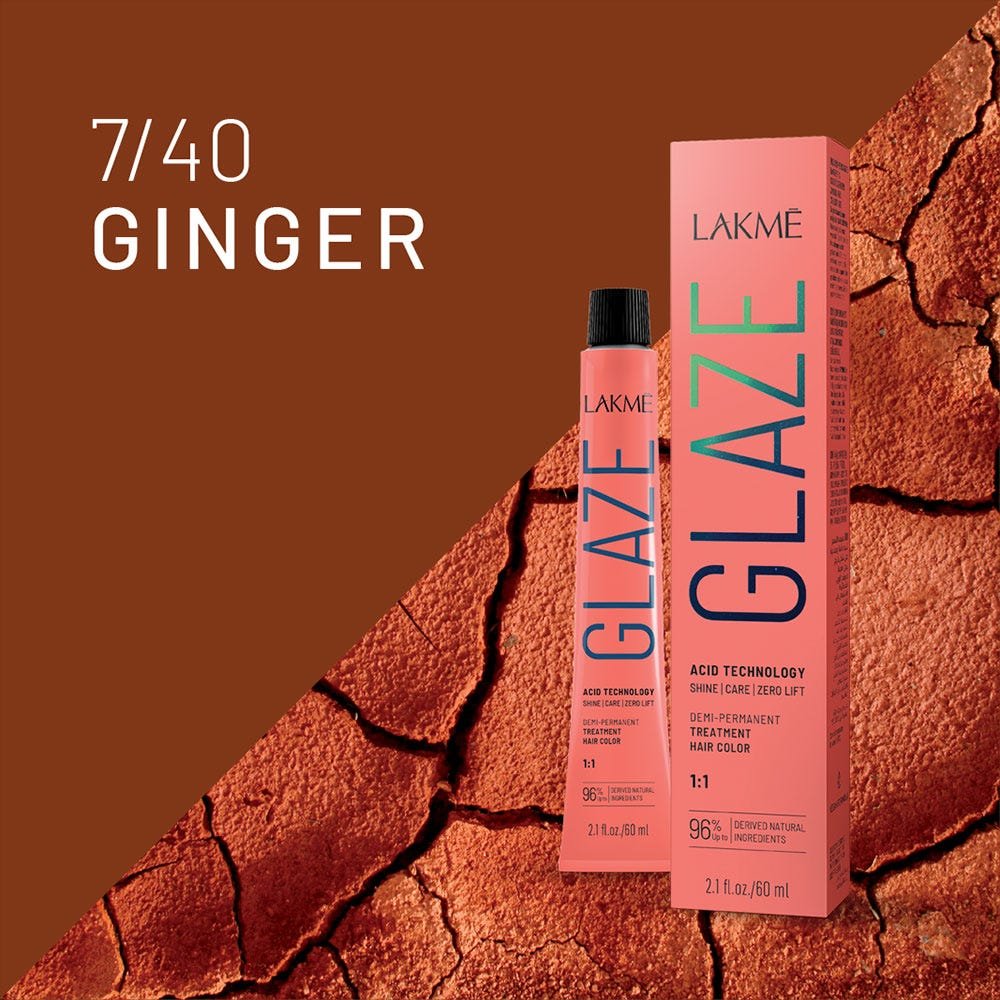 Lakmé Glaze 7/40 Ginger 60 ml