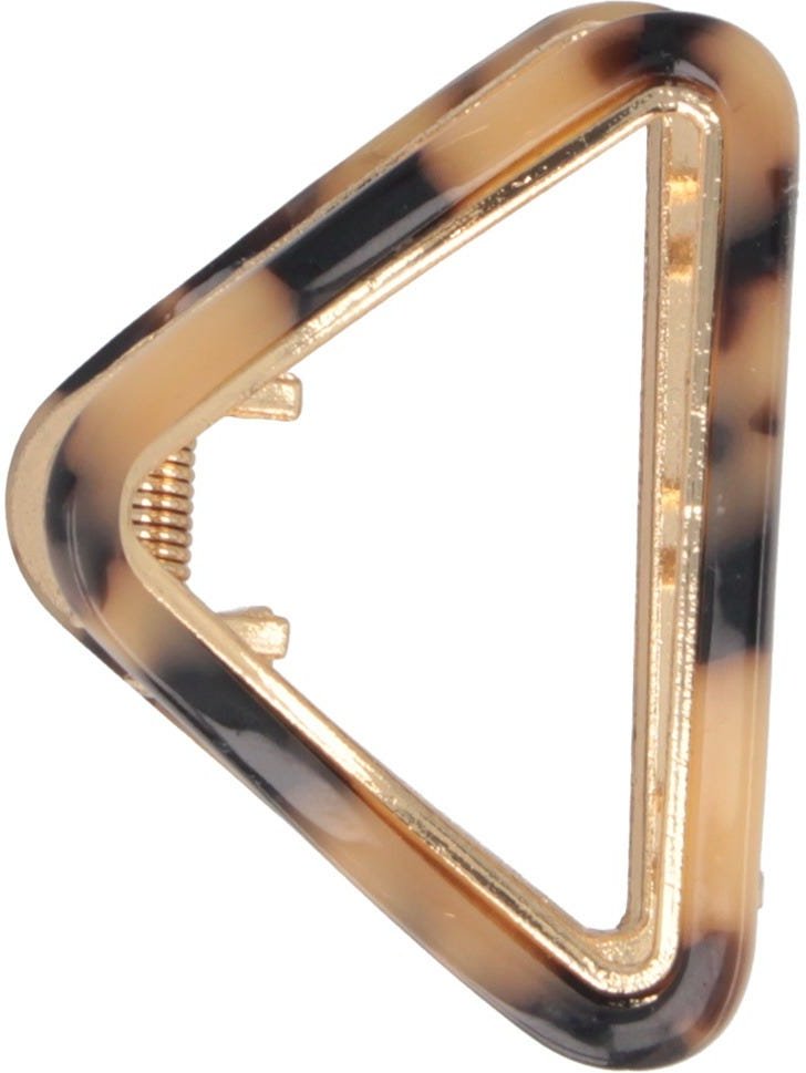 Solida Haarklammer Dreieck gold