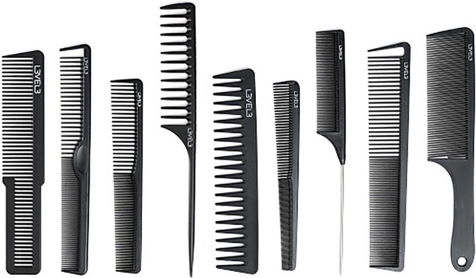 Level3 9-teiliges Profi-Haarkamm-Set