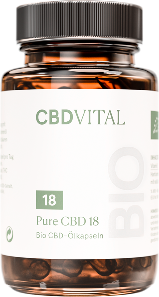CBD VITAL Pure CBD 18 mg Kapseln 60 Stück