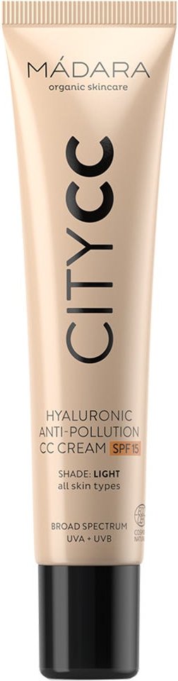 MÁDARA Hyaluronic Anti-Pollution CC Creme SPF 15 Hell 40 ml