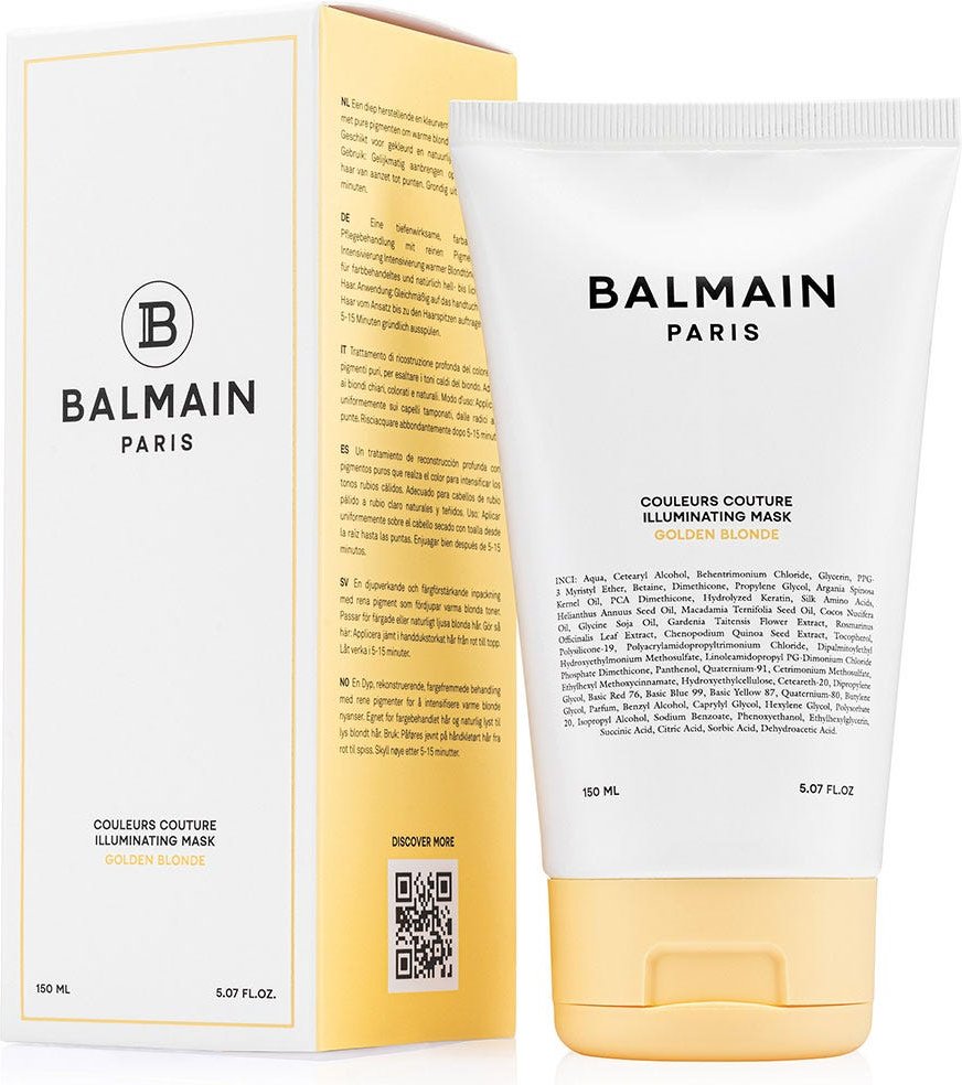 Balmain Hair Couleurs Couture Illuminating Golden Blonde Mask 150 ml
