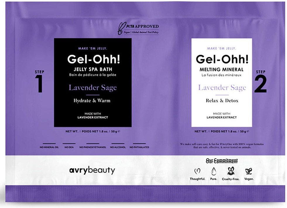 AvryBeauty Gel-Ohh! Jelly Spa Bath Lavender Sage