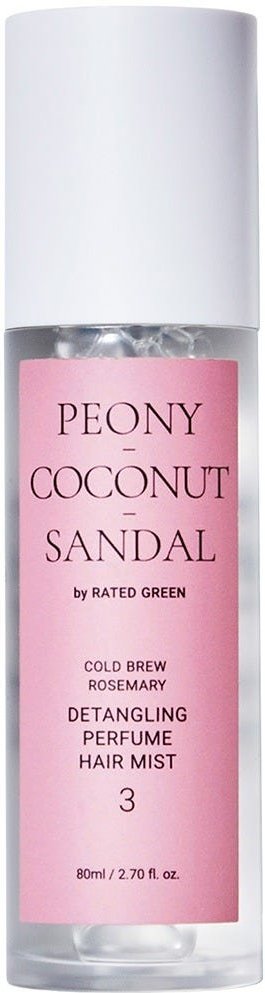 Rated Green Detangling Perfume Hair Mist 03 Peony-Coconut-Sandal 80 ml