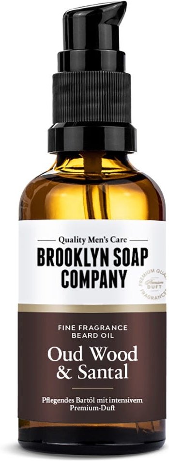 Brooklyn Soap Co. Oud Wood & Santal Bartöl 50 ml