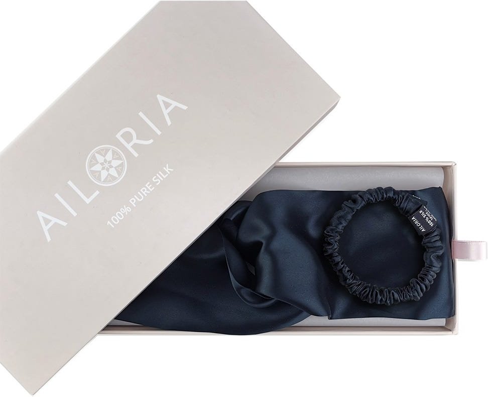 Ailoria Headband und Scrunchie S Schwarz