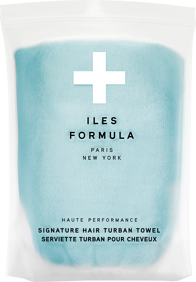 Iles Formula Hair Turban Handtuch - Blau