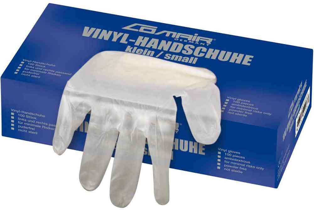 Comair Vinyl-Handschuhe ungepudert klein 100er Box