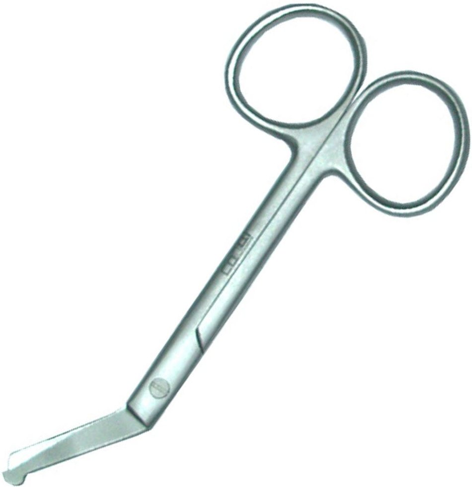 Canal Stoma Schere mit Verzahnung rostfrei 110 mm