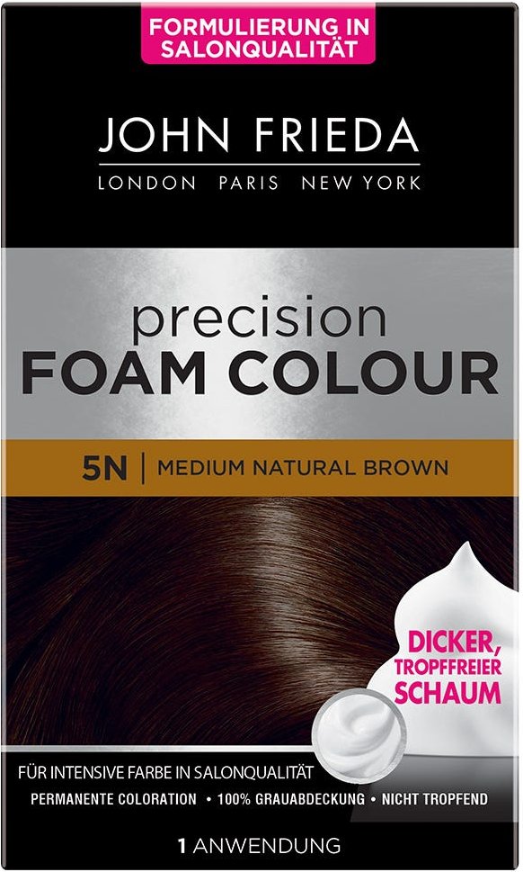 John Frieda Precision Foam Colour 5N Medium Natural Brown