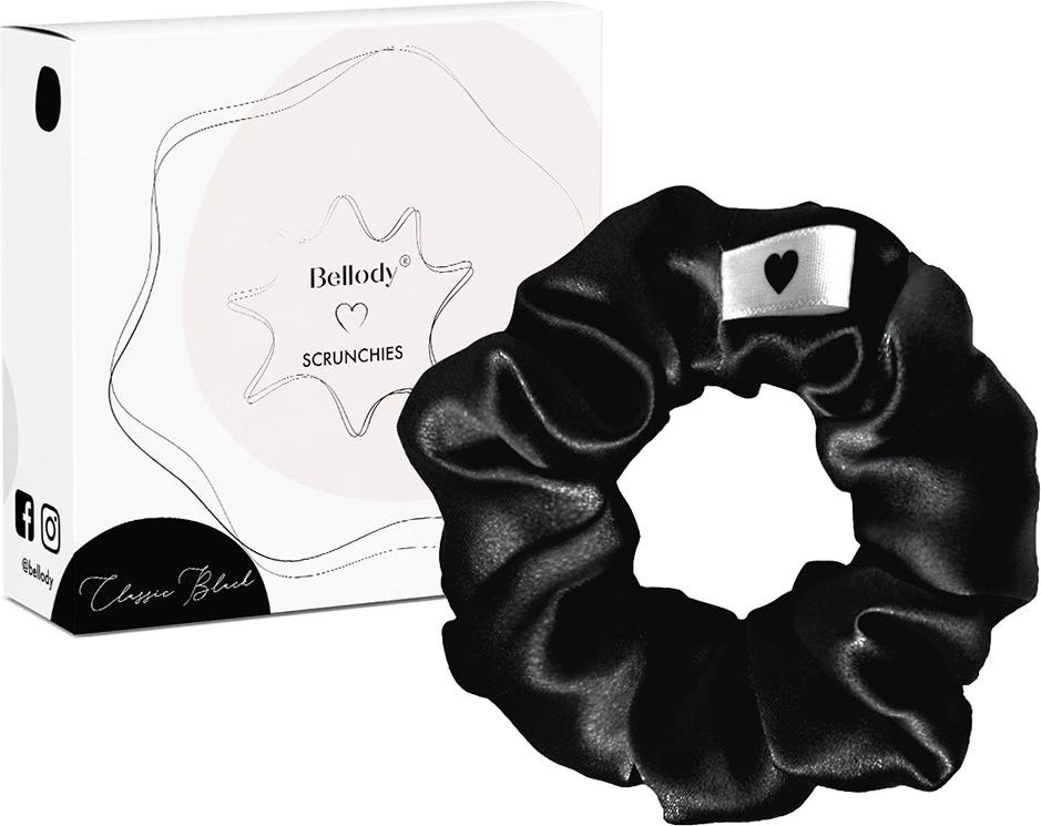 Bellody Original Seiden Scrunchie Classic Black