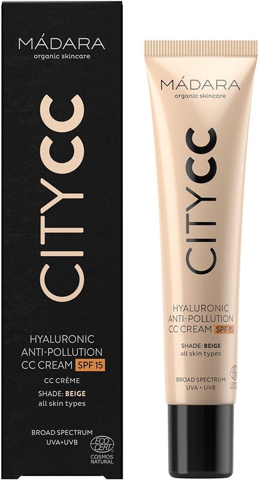 MÁDARA City CC Hyaluron Creme LSF 15 Beige 40 ml