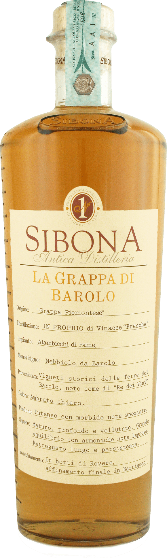 Sibona Grappa di Barolo - 1,5l Magnumflasche