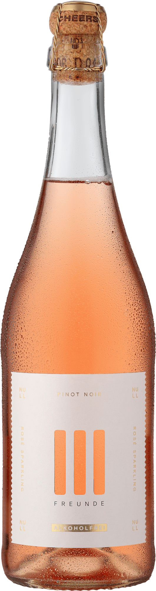 III FREUNDE Pinot Noir Rosé Sparkling Alkoholfrei