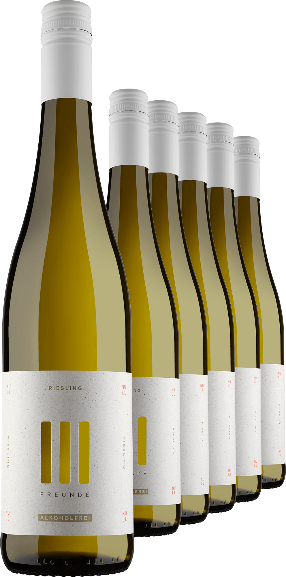 III FREUNDE Riesling Alkoholfrei im 6er-Vorratspaket
