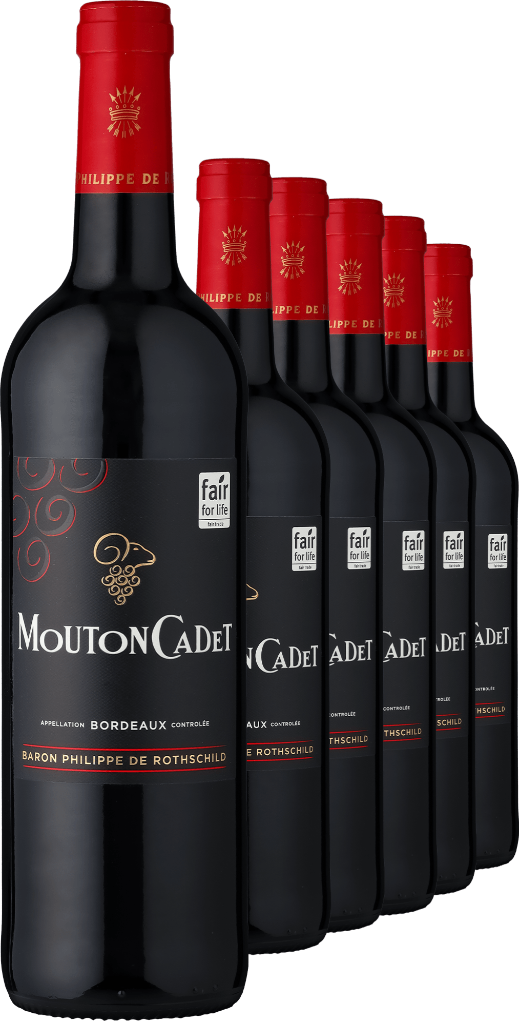 2022 Mouton Cadet Rouge im 6er-Vorratspaket