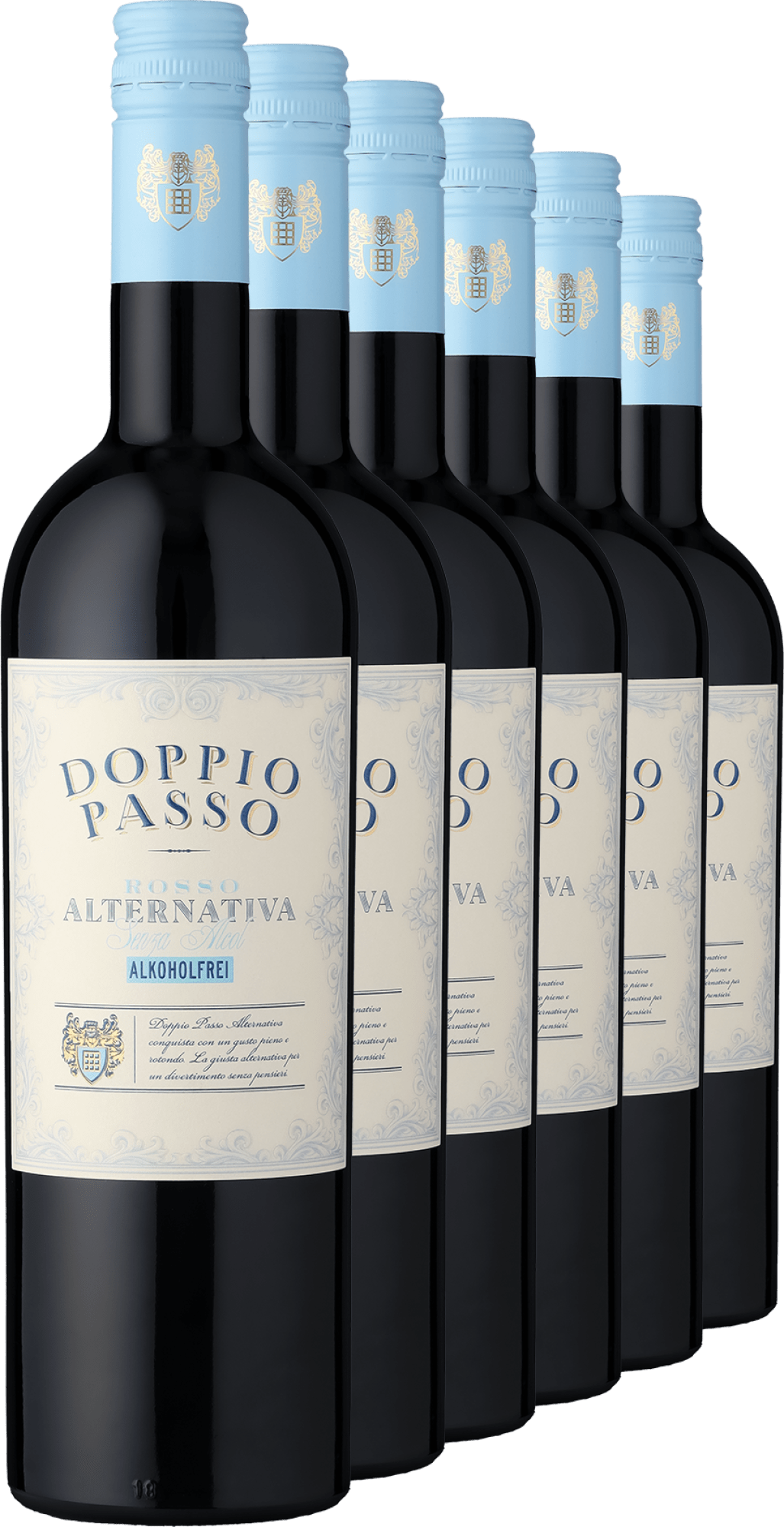 Doppio Passo Rosso »Alternativa« Alkoholfrei im 6er-Vorratspaket