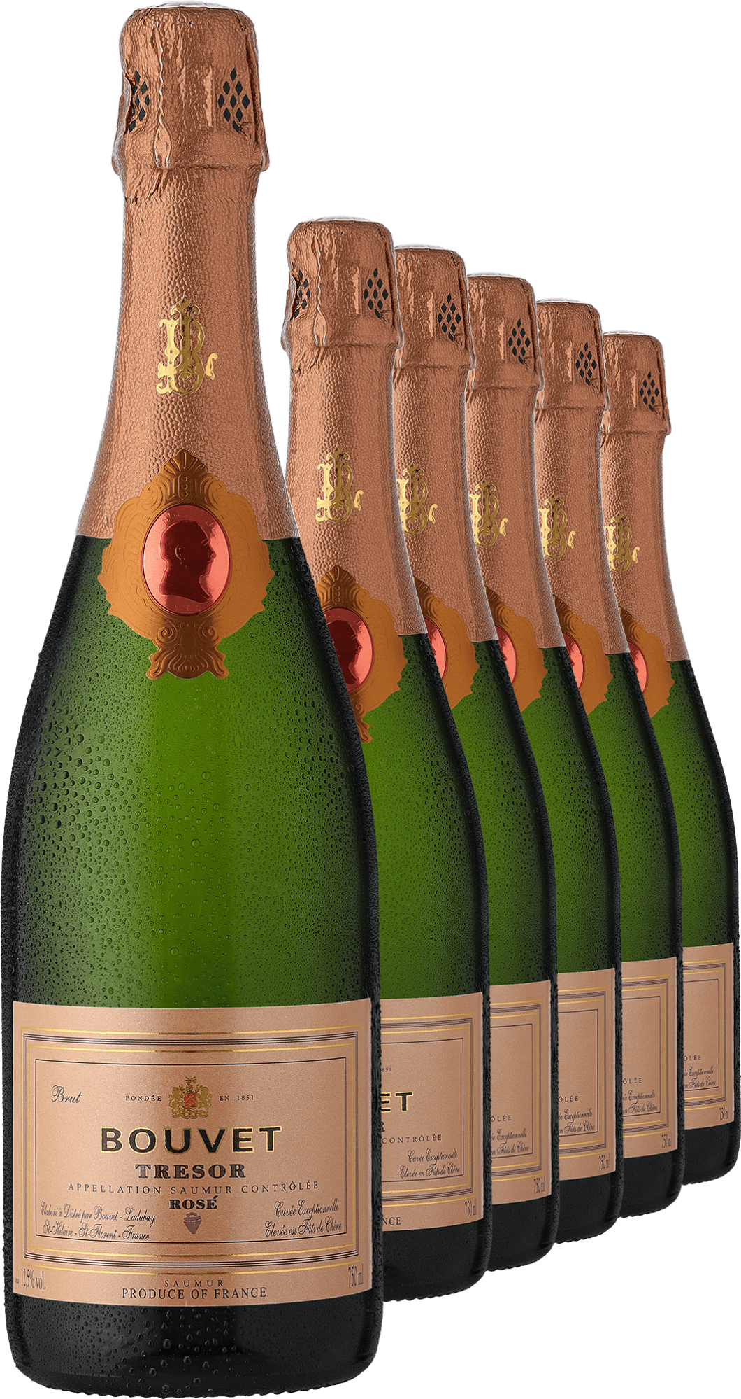 Bouvet Ladubay »Tresor« Saumur Rosé Brut im 6er-Vorratspaket