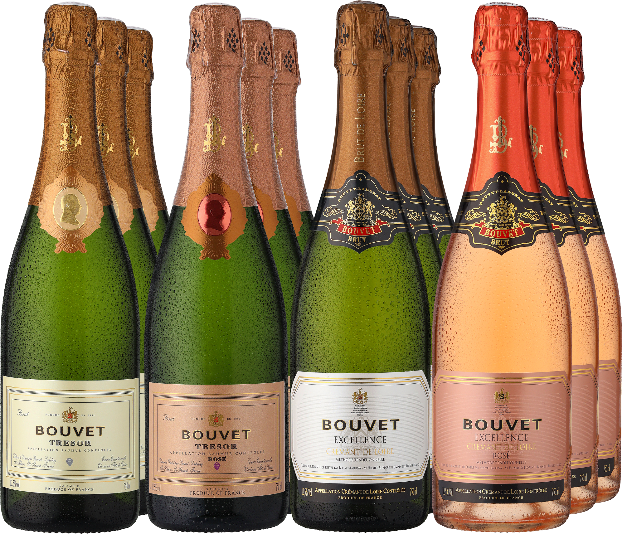 12er-Probierpaket »Bouvet Ladubay Mix«