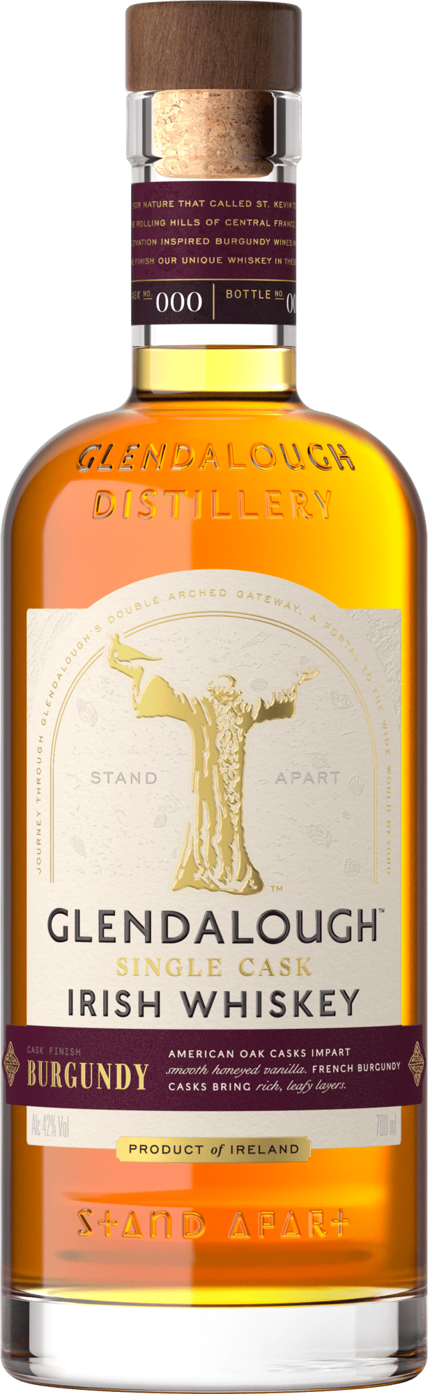 Glendalough Grand Cru Burgundy Single Cask Irish Whiskey