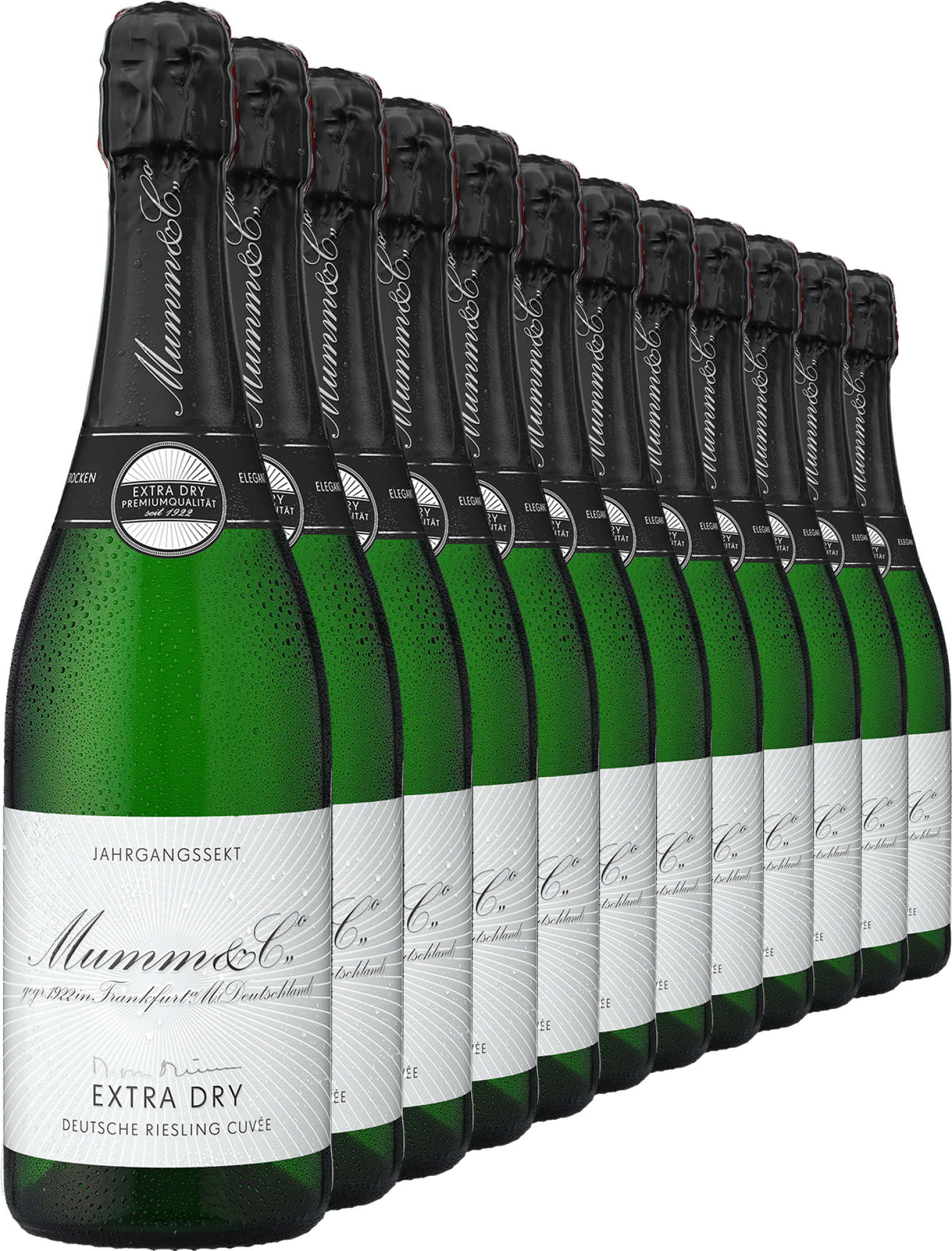 Mumm Nostalgie Edition Riesling Sekt im 12er-Vorratspaket