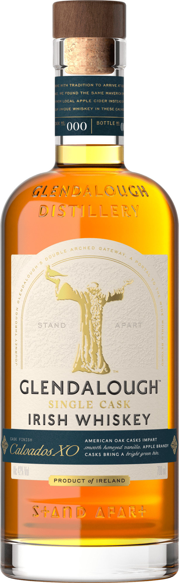 Glendalough Calvados XO Cask Finish Single Cask Irish Whiskey