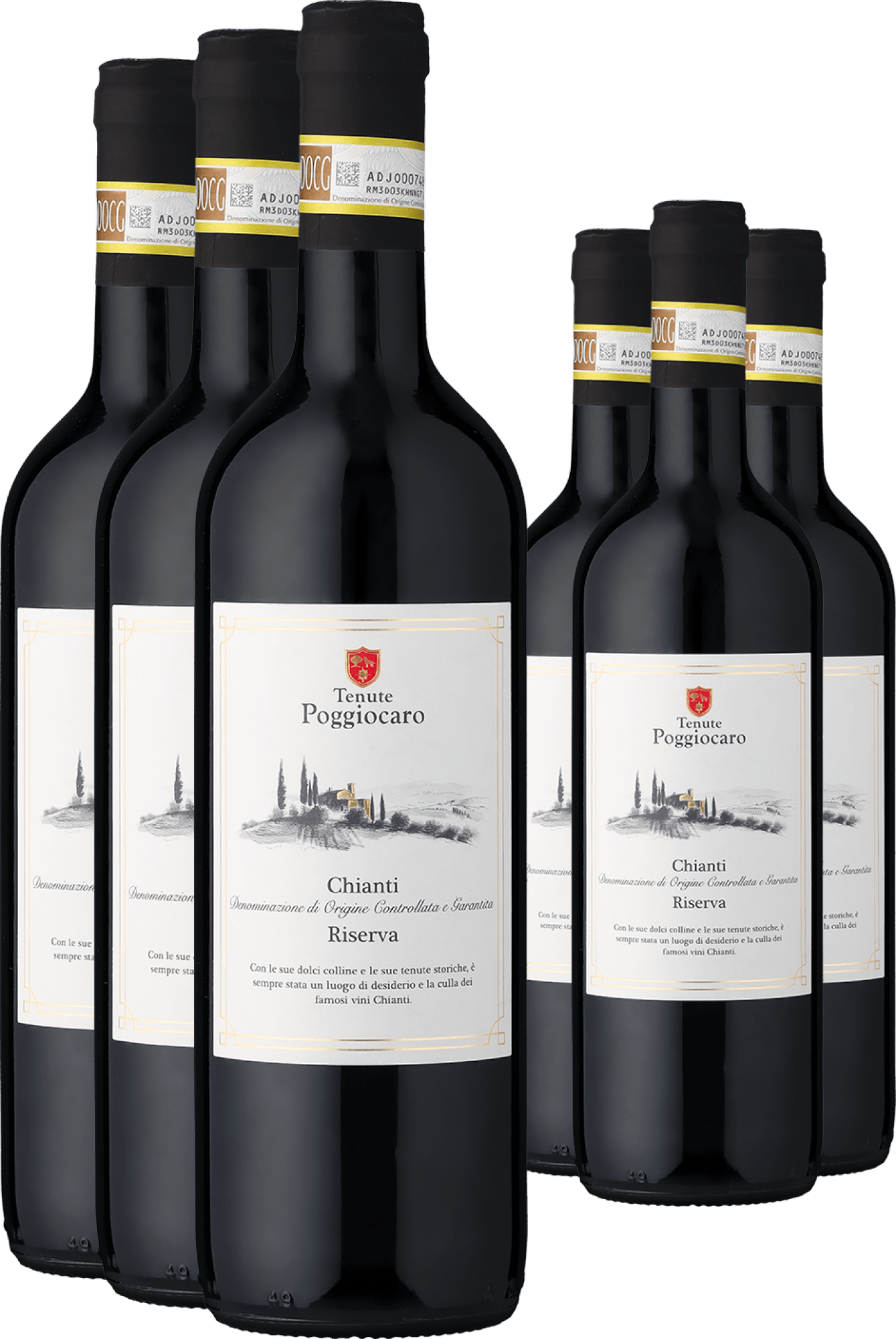 3+3-PAKET Tenute Poggiocaro Chianti Riserva 2022