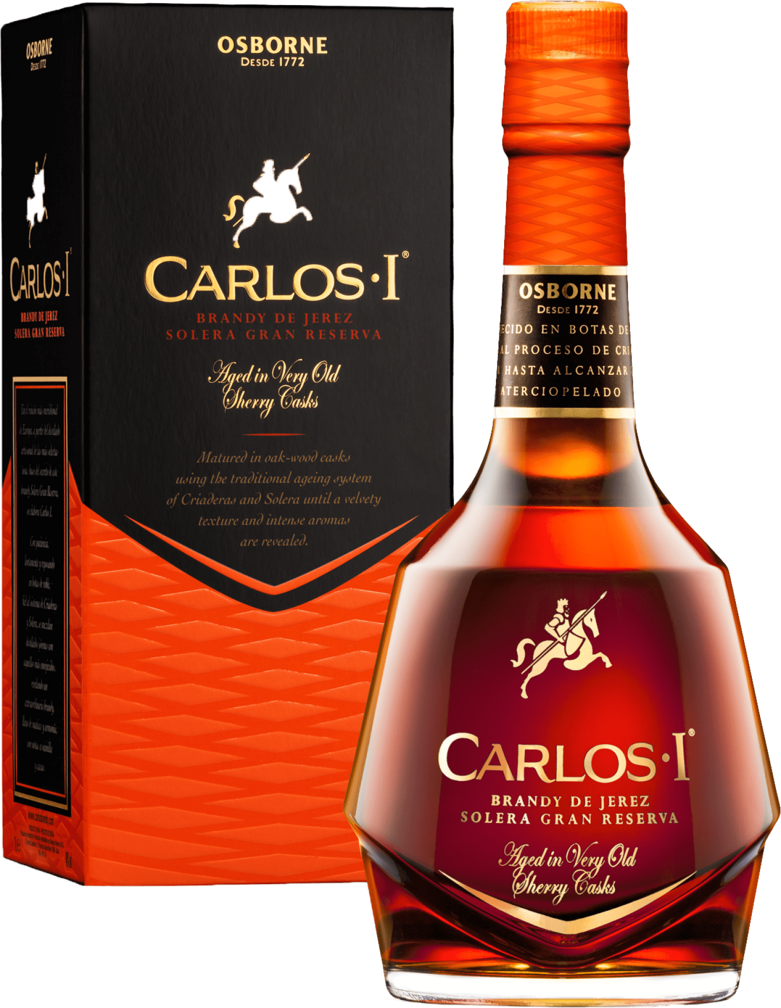 Carlos I Brandy de Jerez Solera Gran Reserva