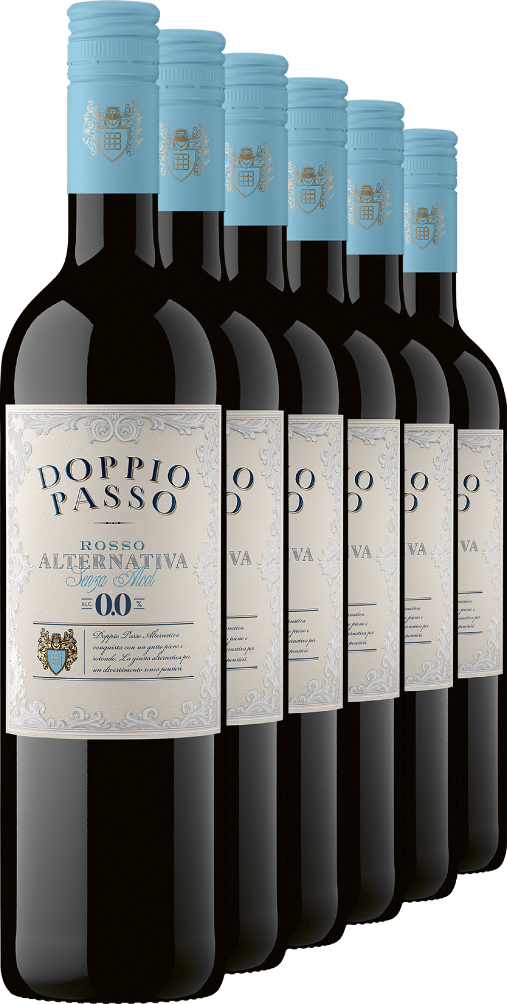 Doppio Passo Rosso »Alternativa« Alkoholfrei im 6er-Vorratspaket