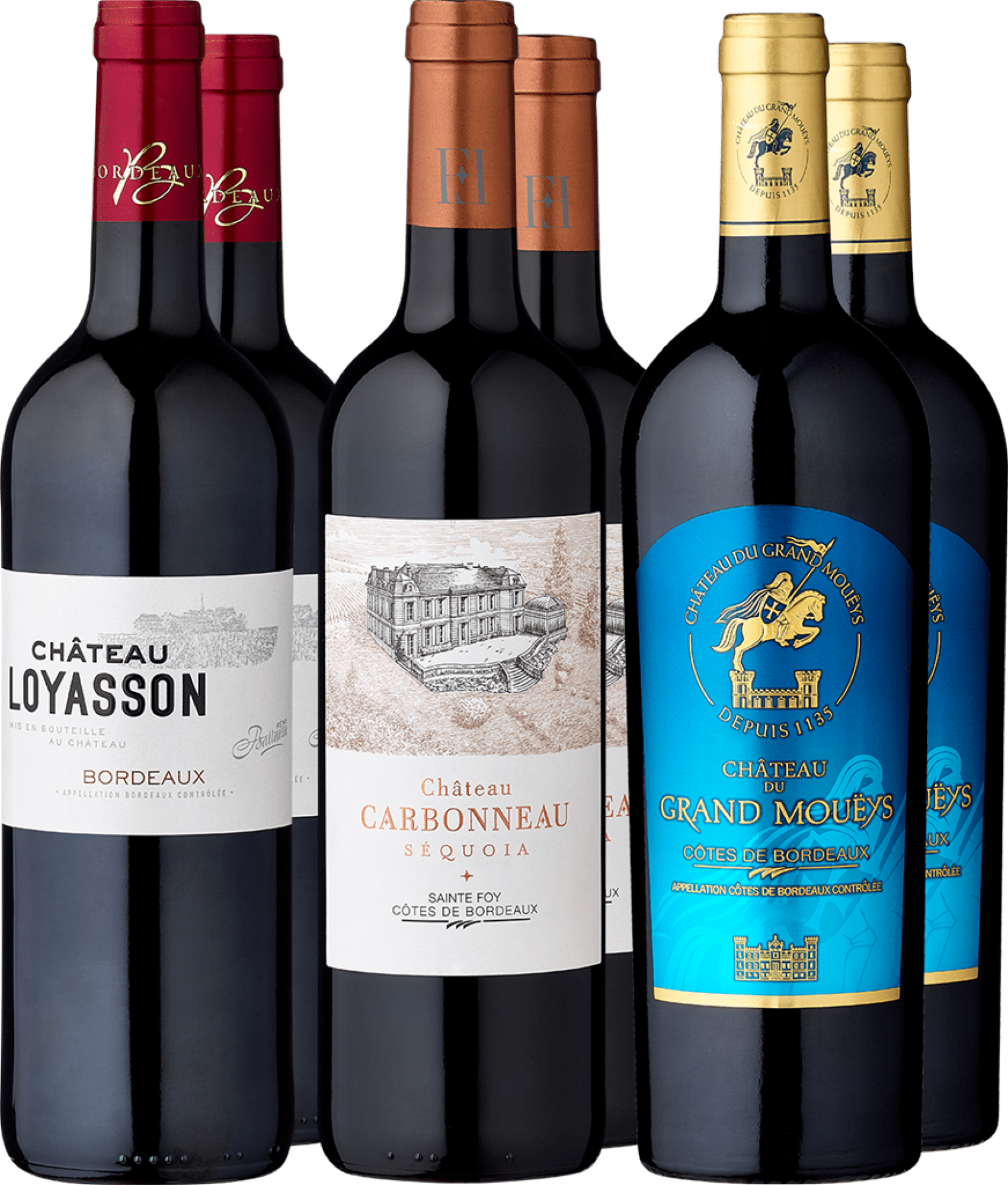 Thumbnail - 6er-Probierpaket »Bordeaux Lieblinge«