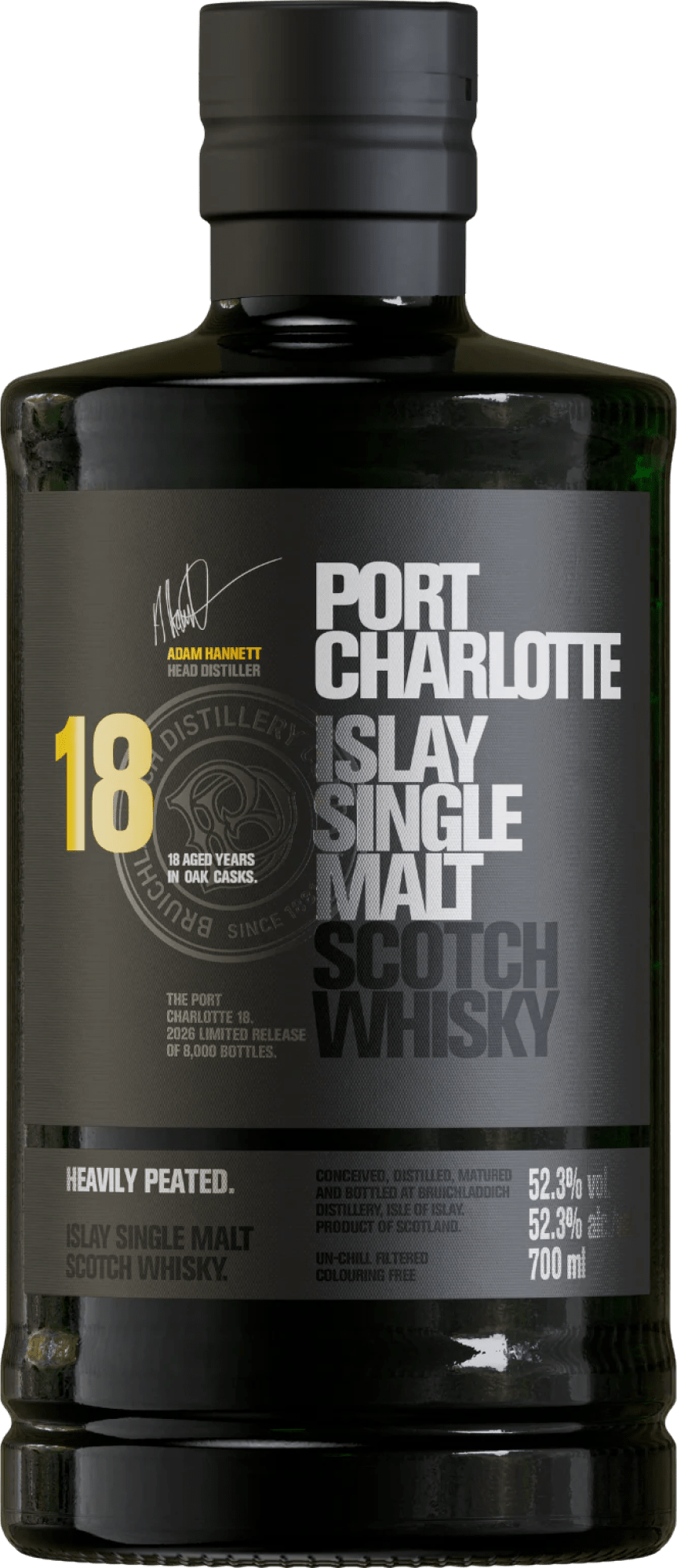 Port Charlotte 18 Year Old Islay Single Malt Scotch Whisky