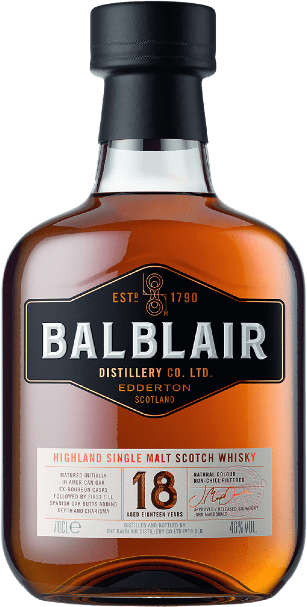 Balblair 18 Years Old Single Malt Scotch Whisky